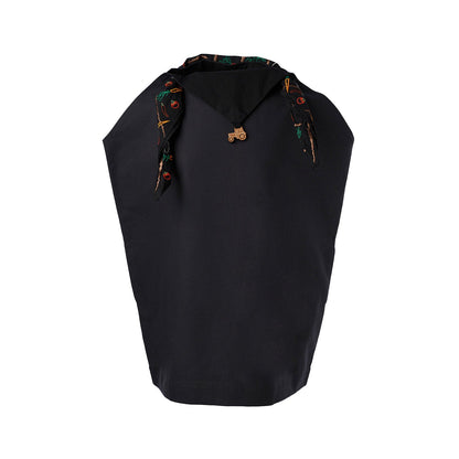 Girls' Handkerchief Dress in Black