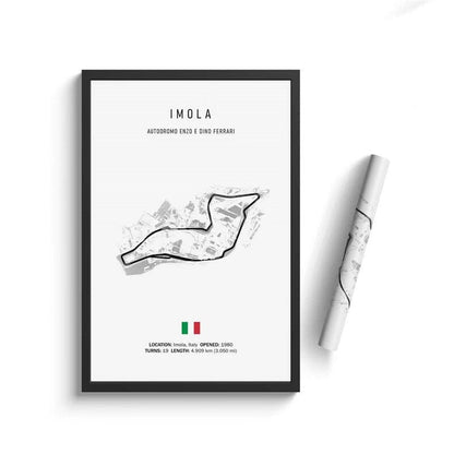 Poster Formel 1 Kalender 2026 Strecken Großer Preis von Monaco Spa Francorchamps Deko Print ohne Rahmen